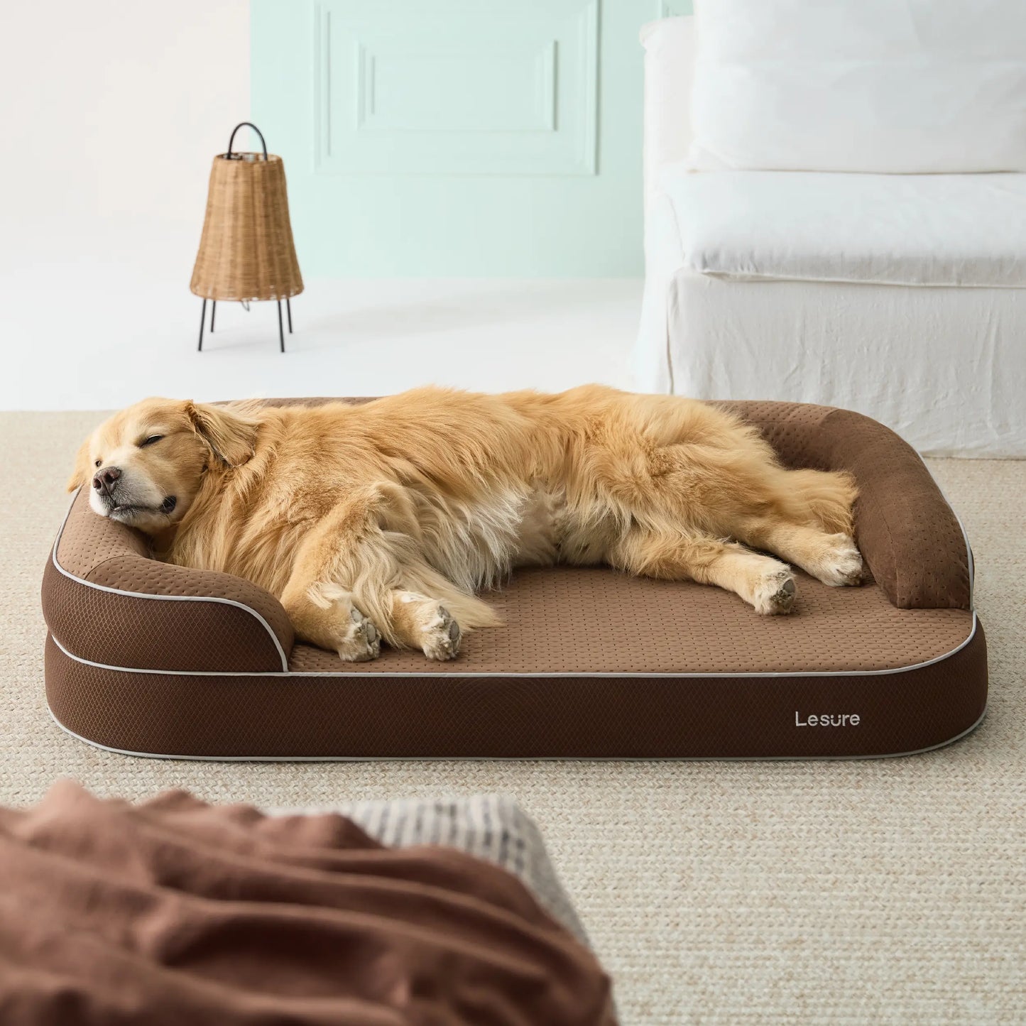 Lesure Realortho Orthopedic Dog Bed with Memory Foam