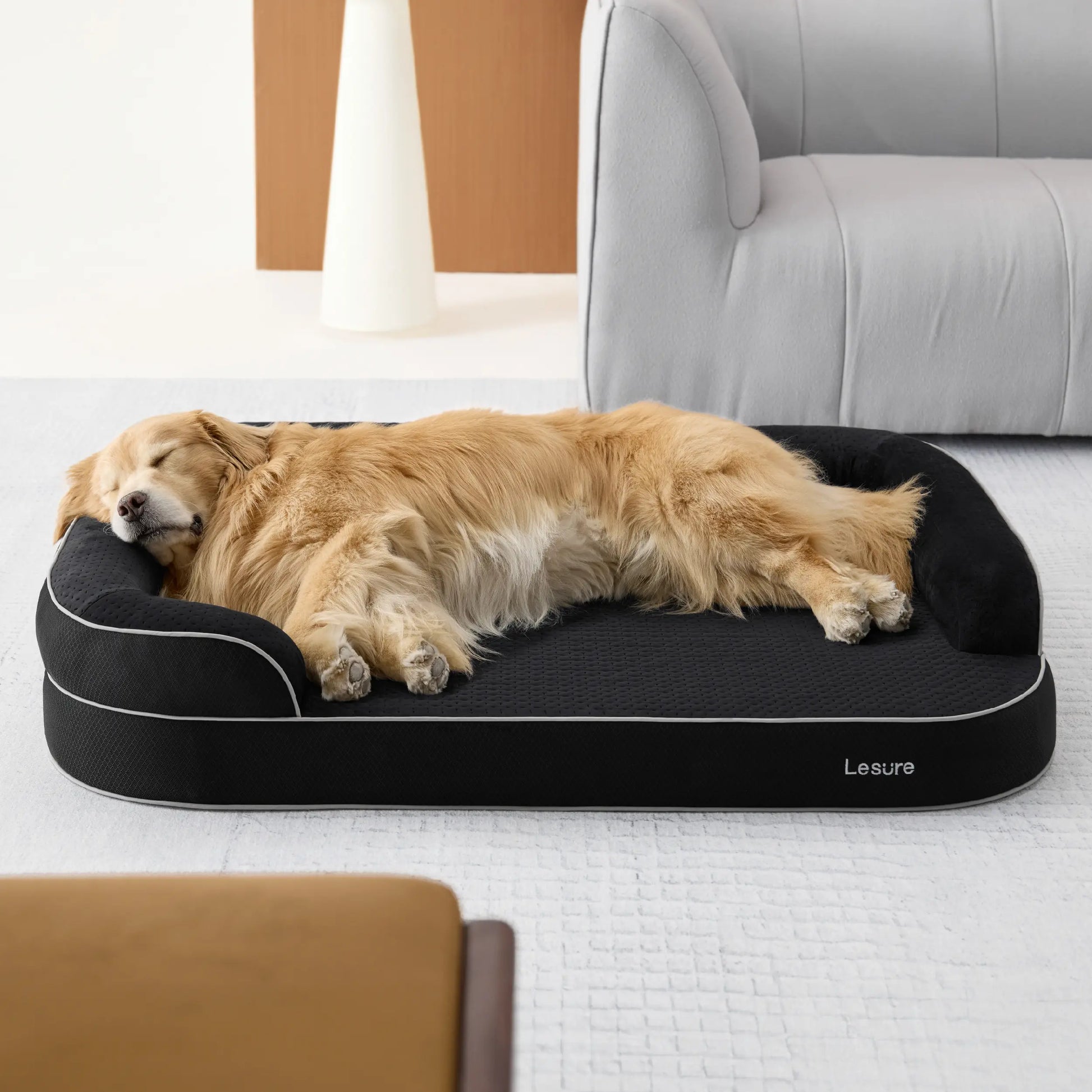 Lesure Realortho Orthopedic Dog Bed with Memory Foam