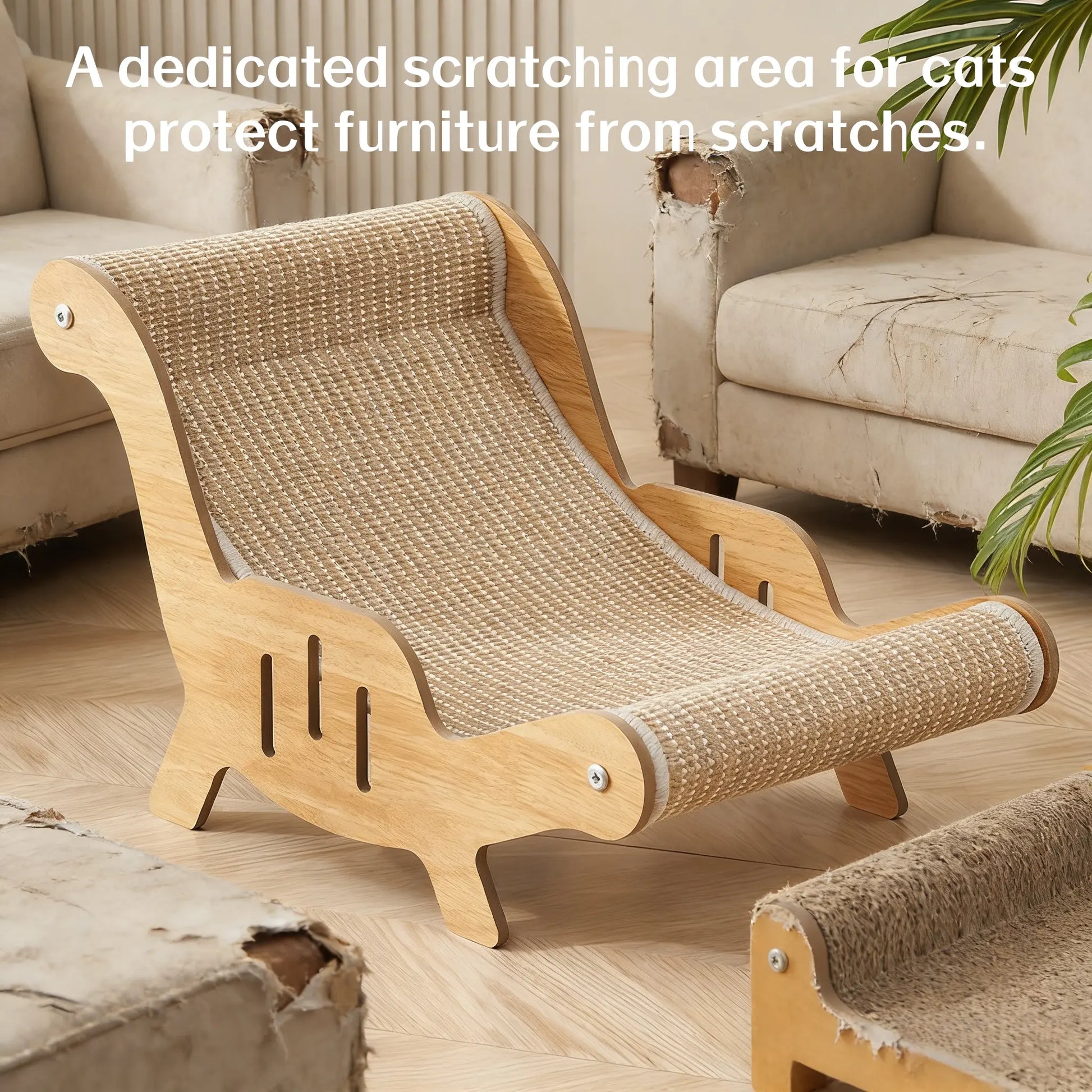 XL Sisal Cat Scratcher & Hammock Bed