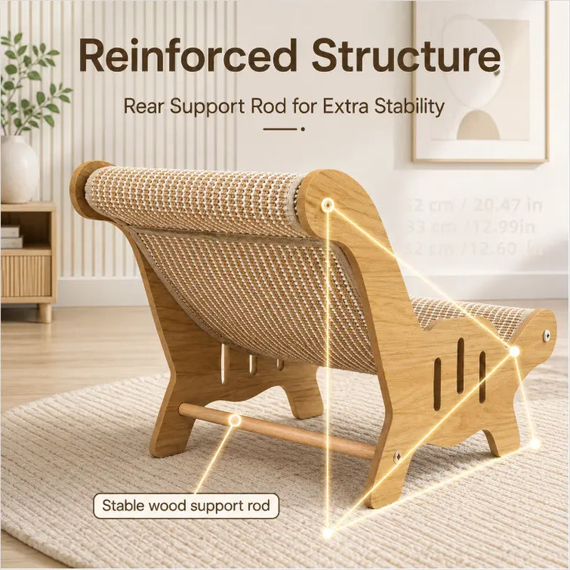 XL Sisal Cat Scratcher & Hammock Bed