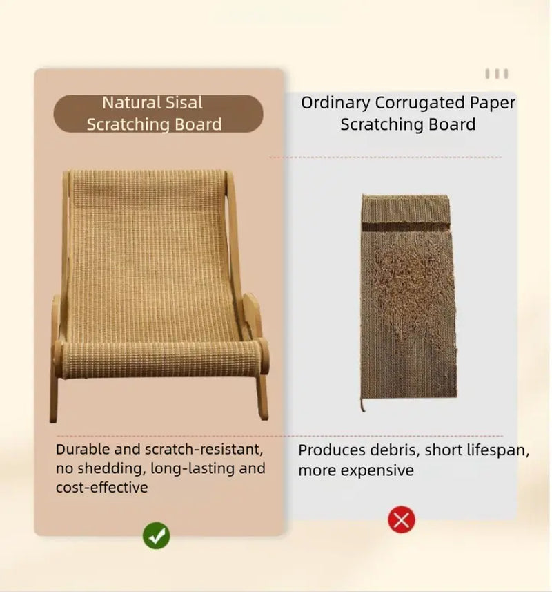 XL Sisal Cat Scratcher & Hammock Bed