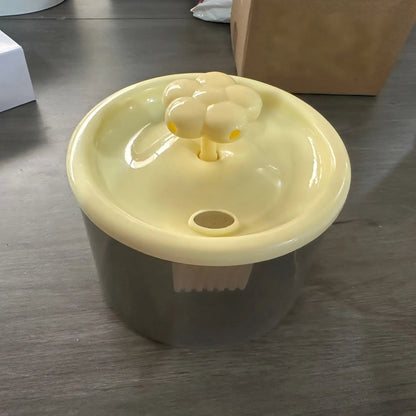 Cat Water Fountain with Filter, USB-Powered & Quiet