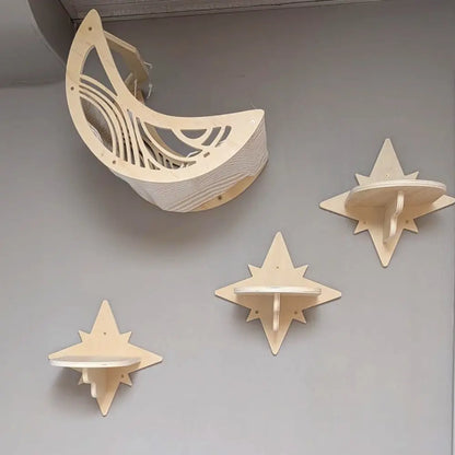 Moon Wall-Mounted Cat Hammock