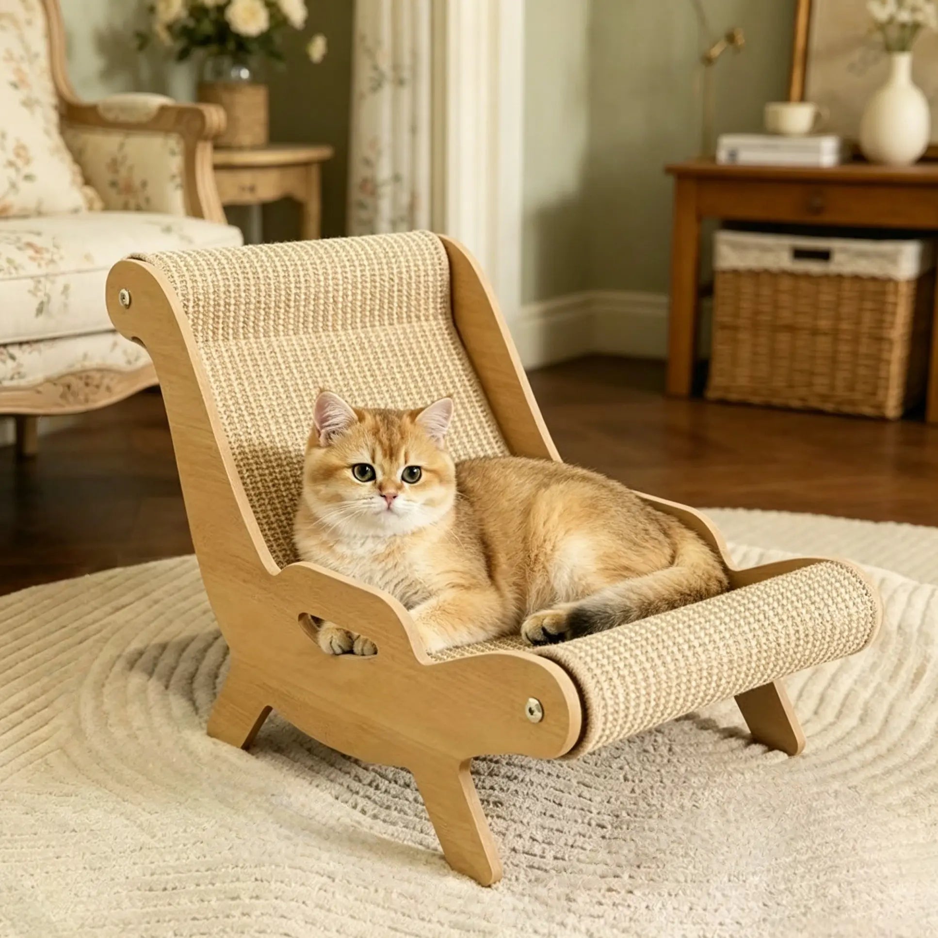 XL Sisal Cat Scratcher & Hammock Bed