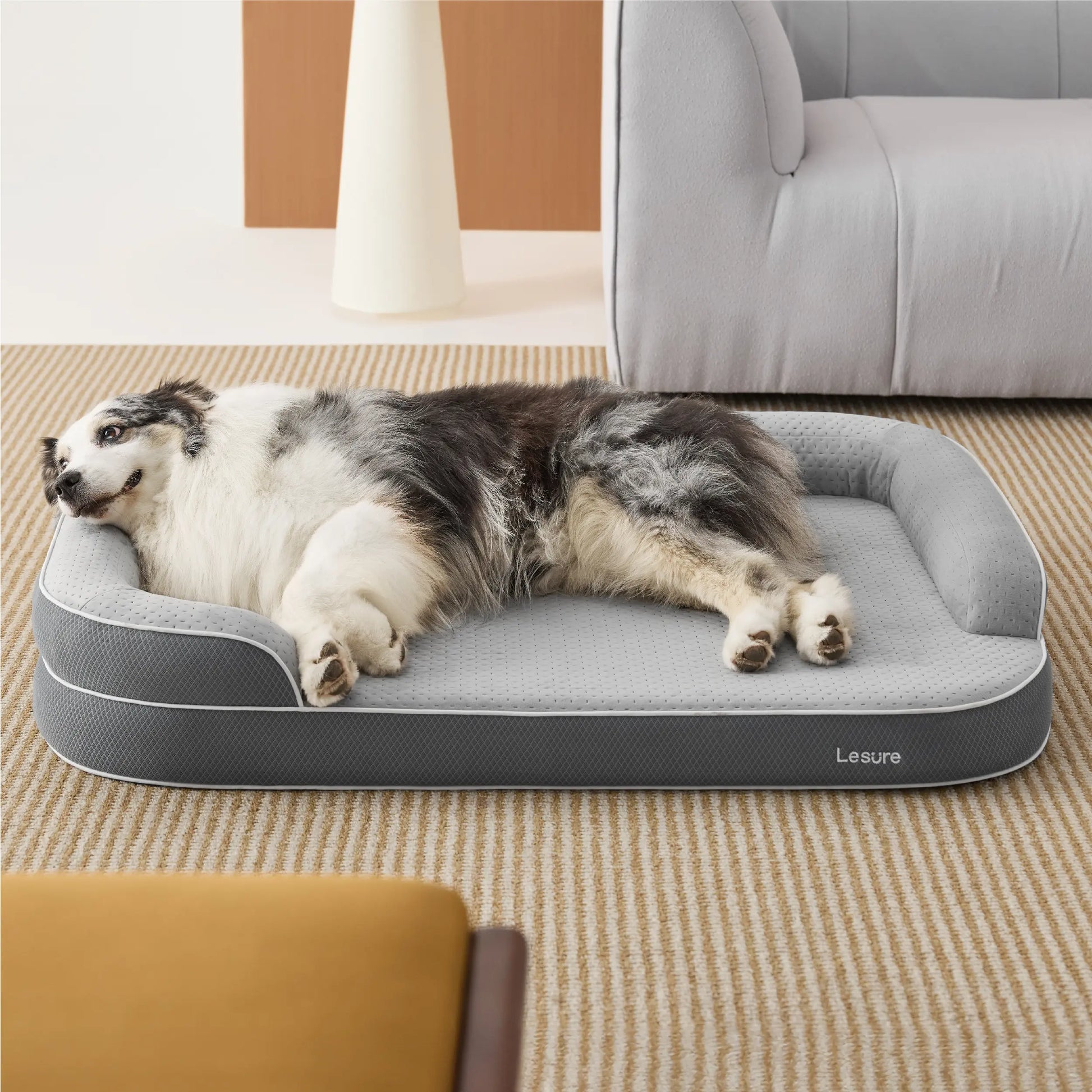 Lesure Realortho Orthopedic Dog Bed with Memory Foam