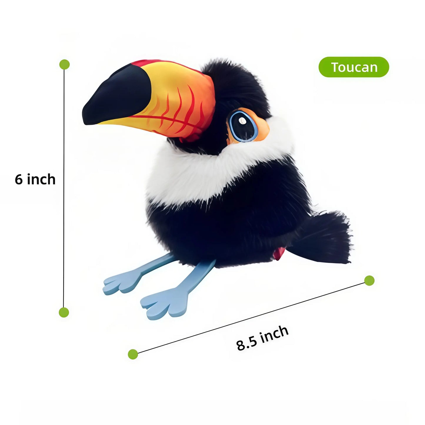 Interactive Flapping Bird Cat Toy with Smart Sensor