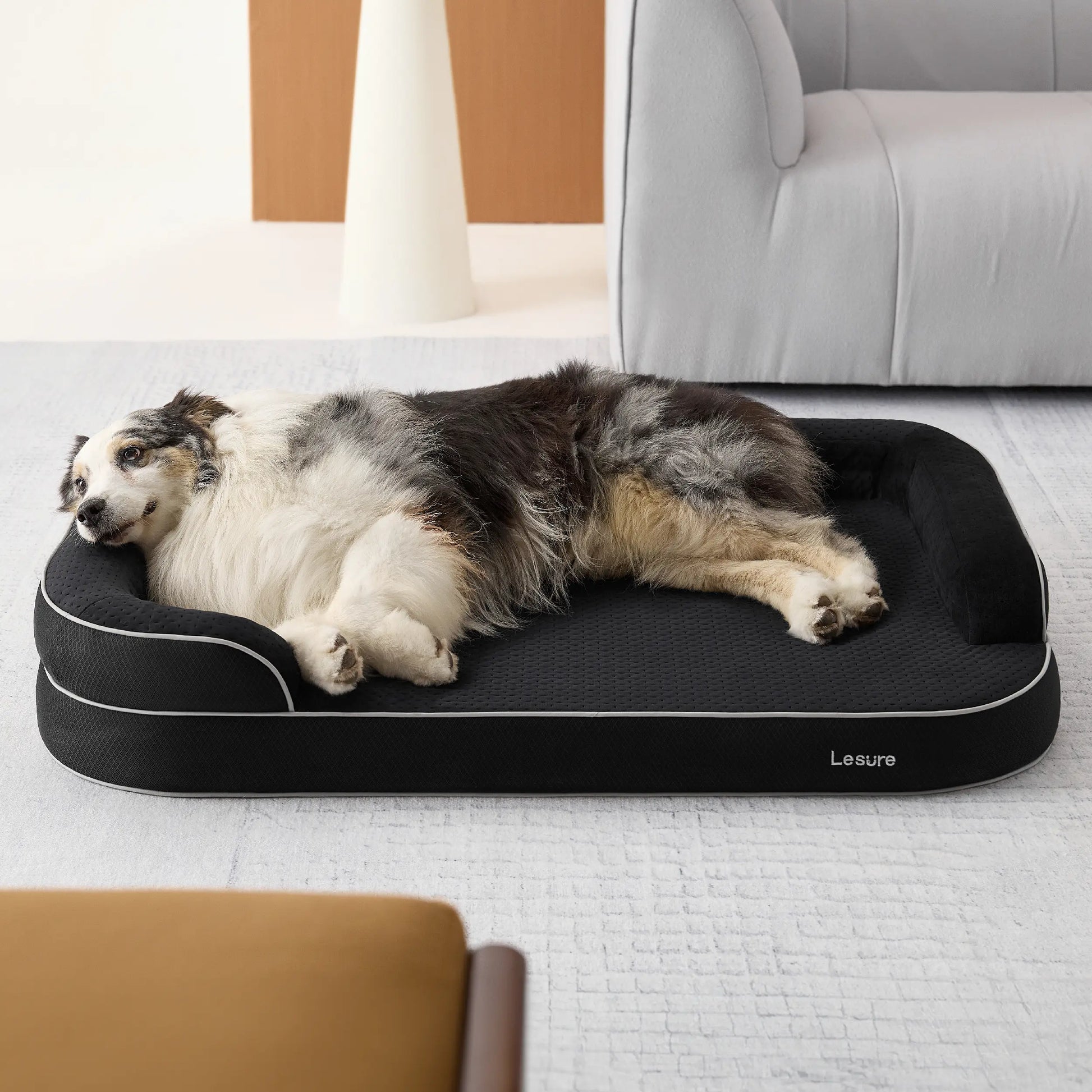 Lesure Realortho Orthopedic Dog Bed with Memory Foam